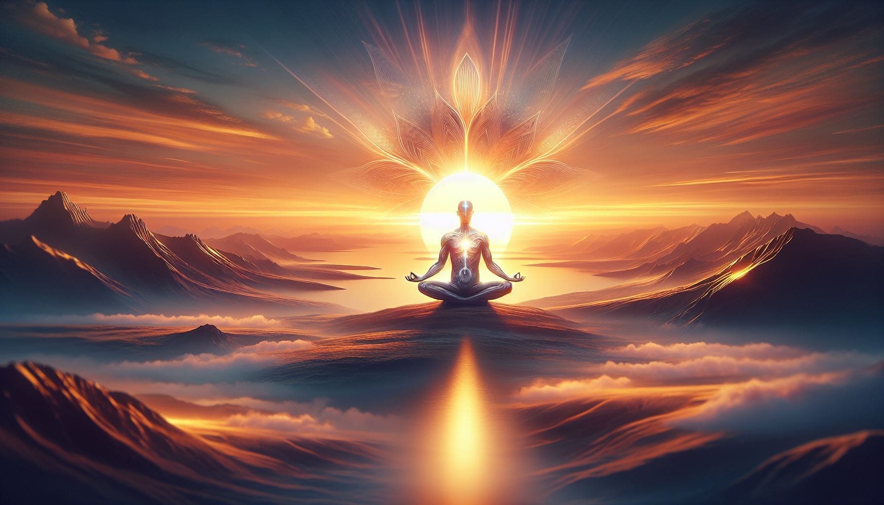 Person reflecting on life transformation through Sudoism philosophy
